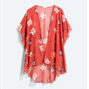 Emory Park - XS Caley Open Front Woven sheer top stitchfix